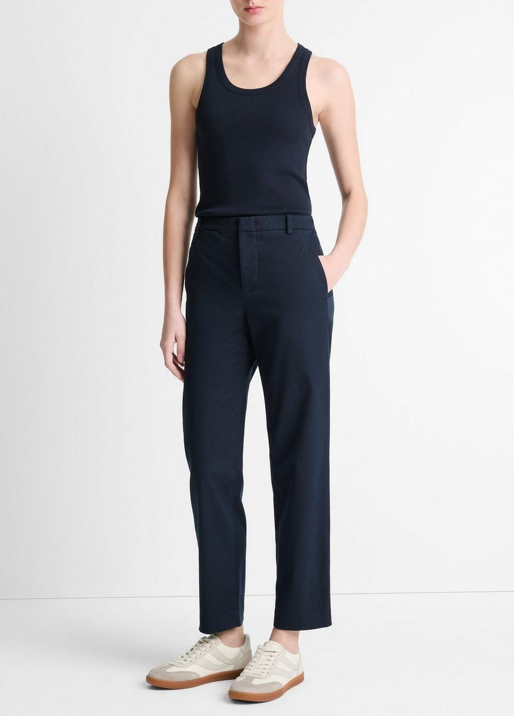 Womens Mid-Rise Chino Pants Product Image