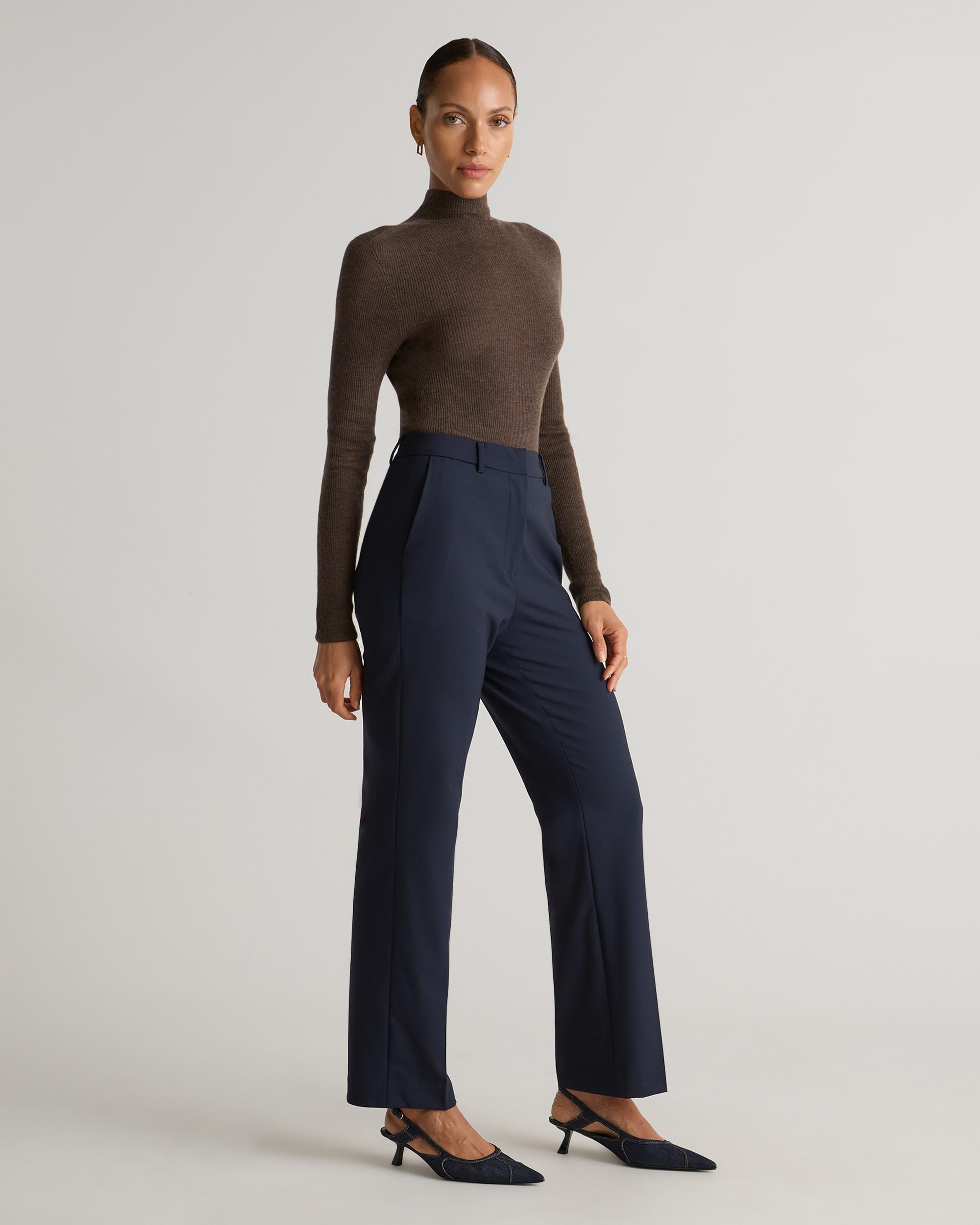 Quince | Women's Italian Wool Straight Leg Pants Product Image