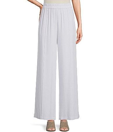 Eileen Fisher Wide Full-Length Pants Women's Clothing Product Image