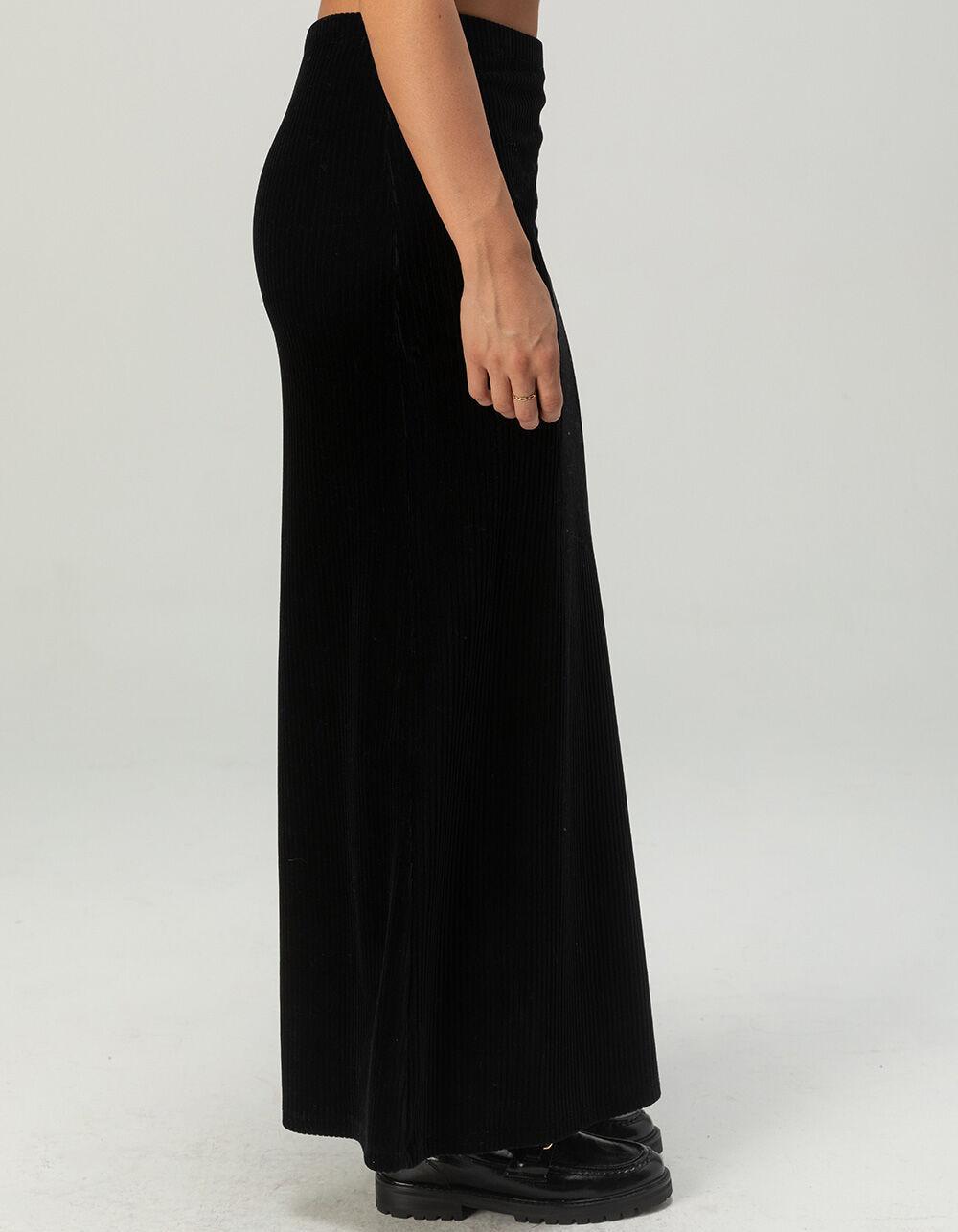VOLCOM Cording To U Womens Maxi Skirt - BLACK Product Image