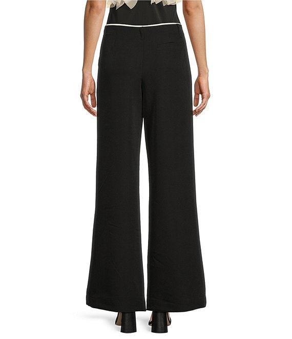 Evolutionary Mid Rise Banded Wide Leg Pants Product Image