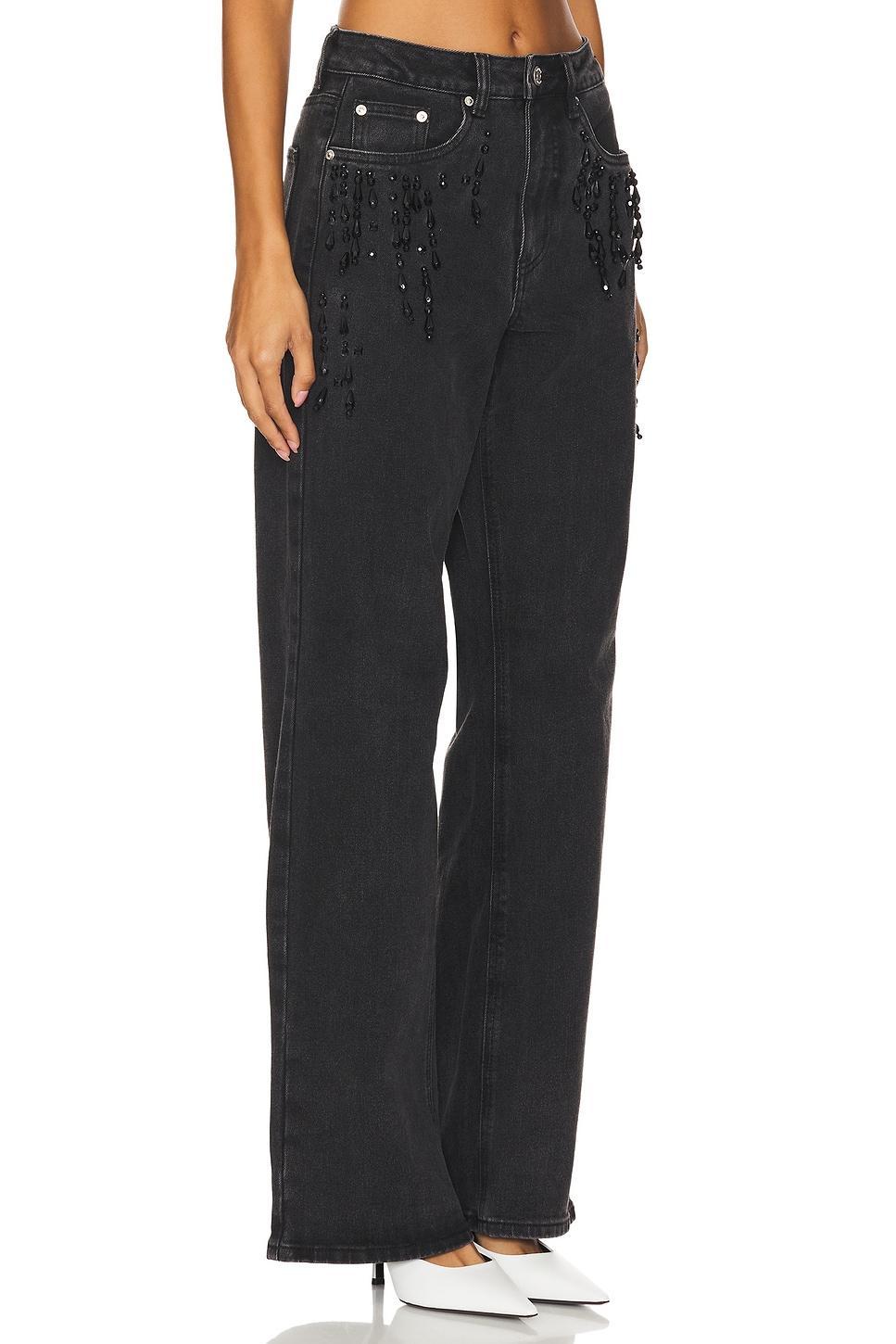 Similina High Waisted Wide Jeans Gestuz Product Image