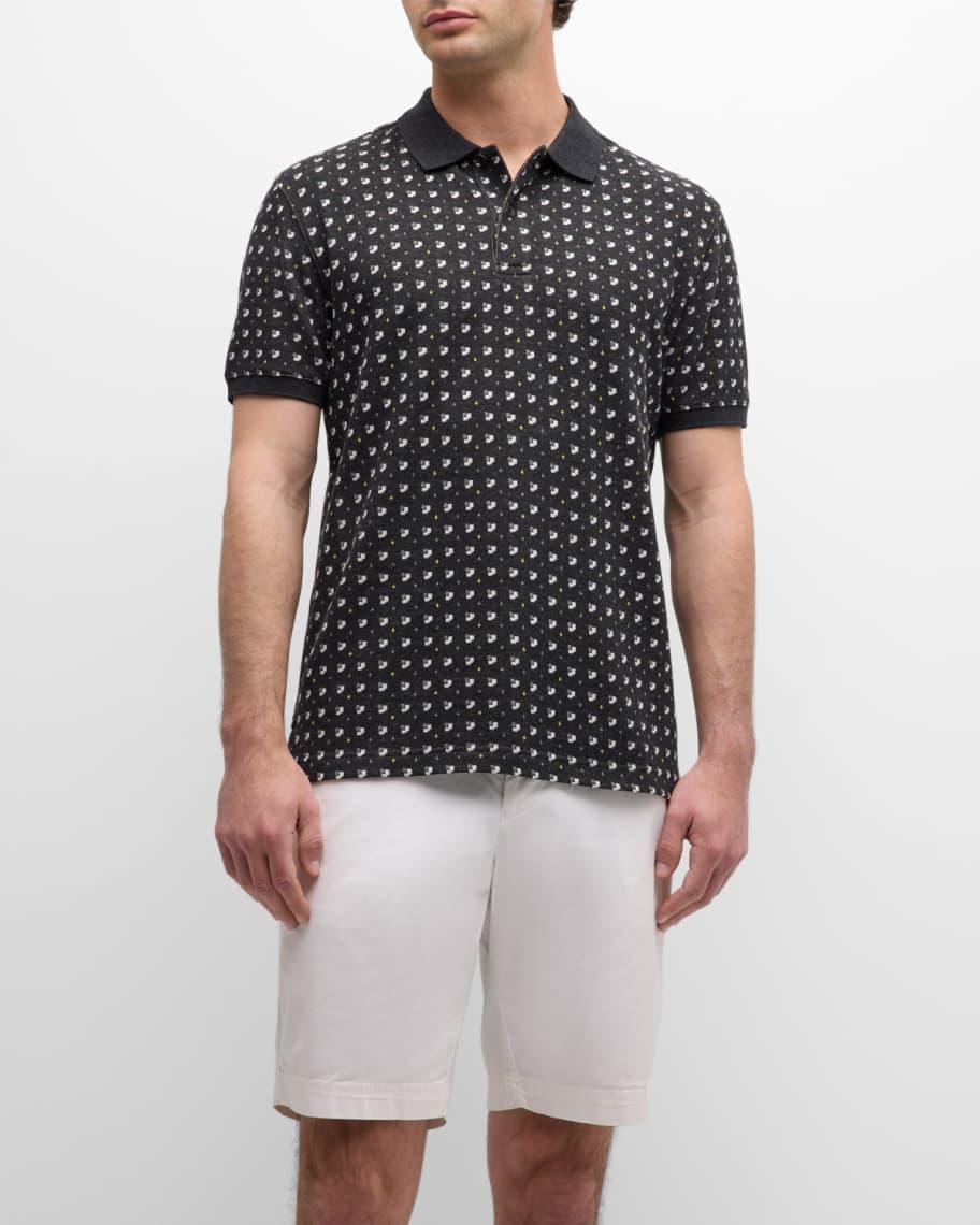 Mens Five Roads Retro Jacquard Polo Shirt Product Image