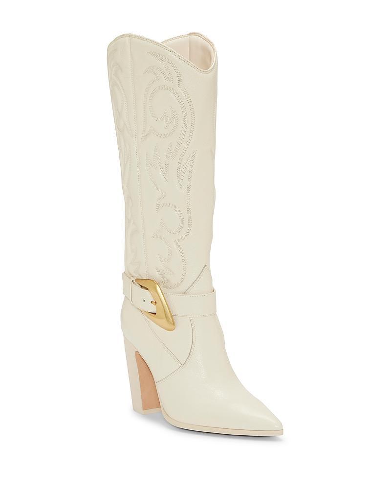 Vince Camuto Womens Bianca Buckled Western Boots Product Image