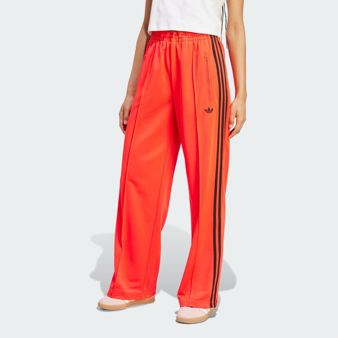 adidas Adicolor Classic Firebird Loose Track Pants Lucid Red XL Womens Product Image