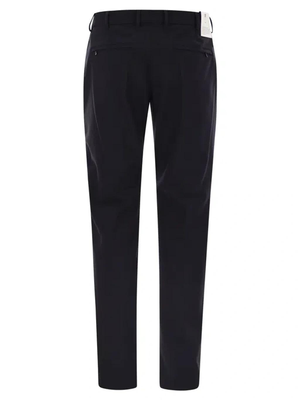 PT TORINO Epsilon Trousers In Technical Fabric In Navy Product Image