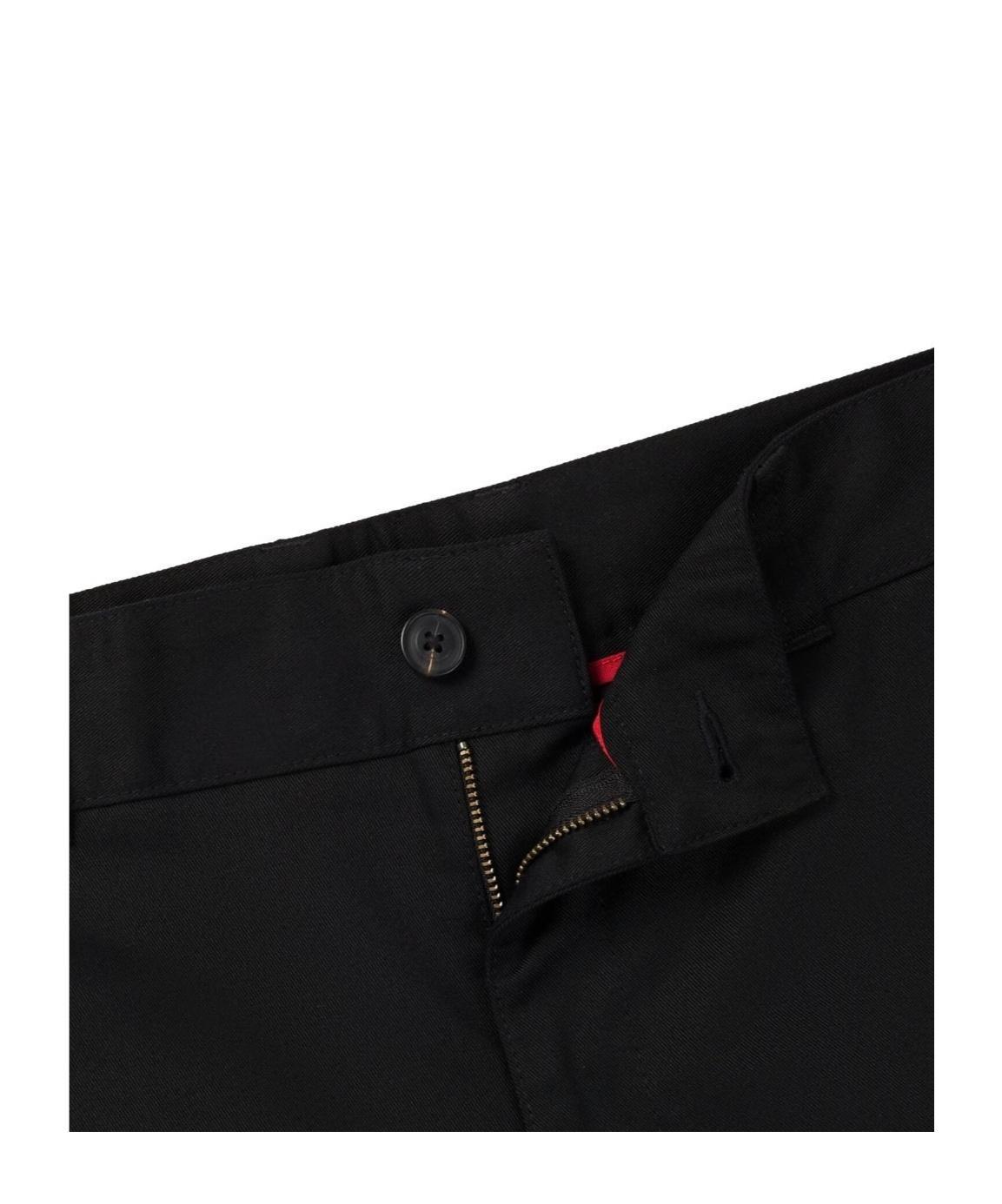 HUGO BOSS Mid-rise Chino Shorts In Black Product Image