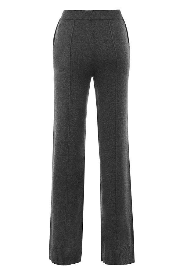 Yalina  charcoal cashmere blend trousers - sale Product Image