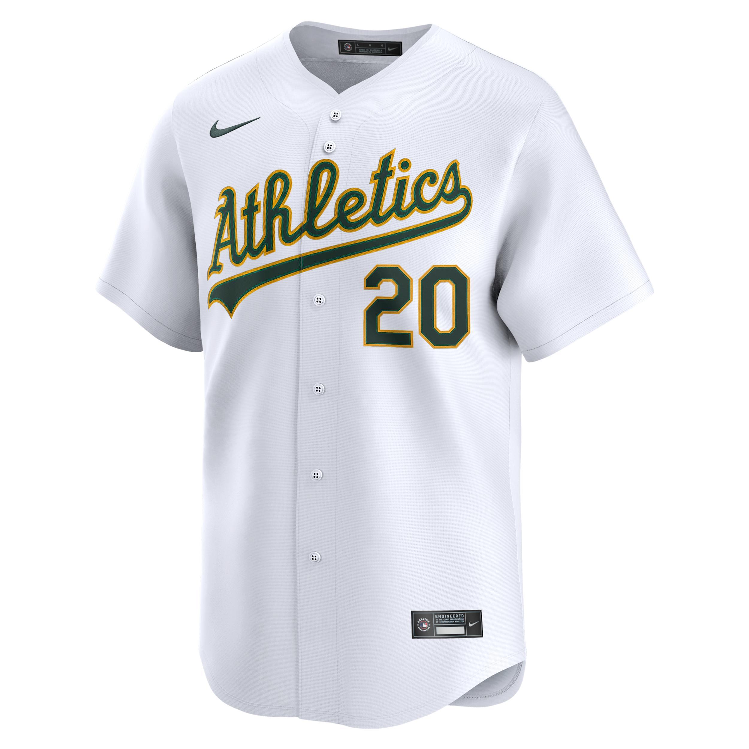 Zack Gelof Athletics Men's Nike Dri-FIT ADV MLB Limited Jersey Product Image
