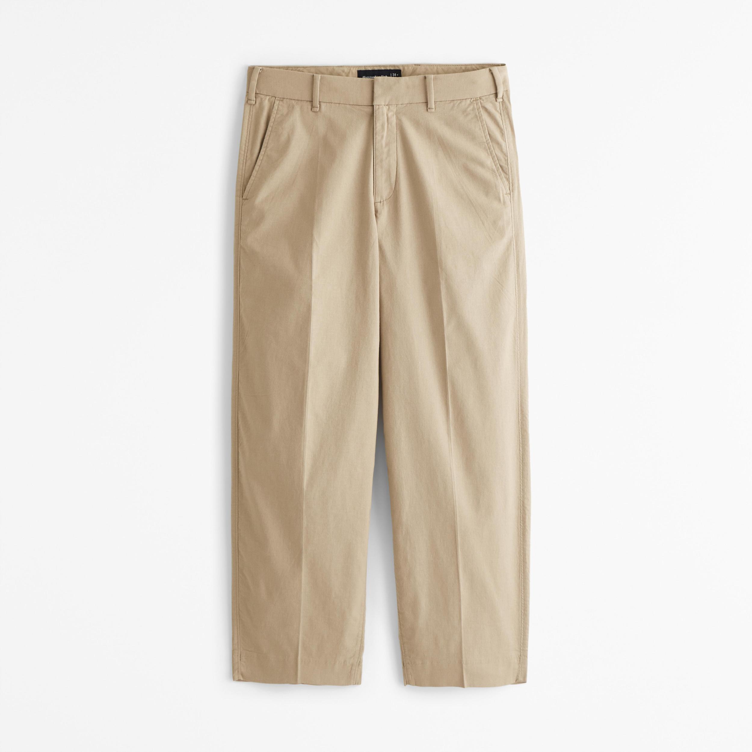 Baggy Linen-Blend Trouser Product Image