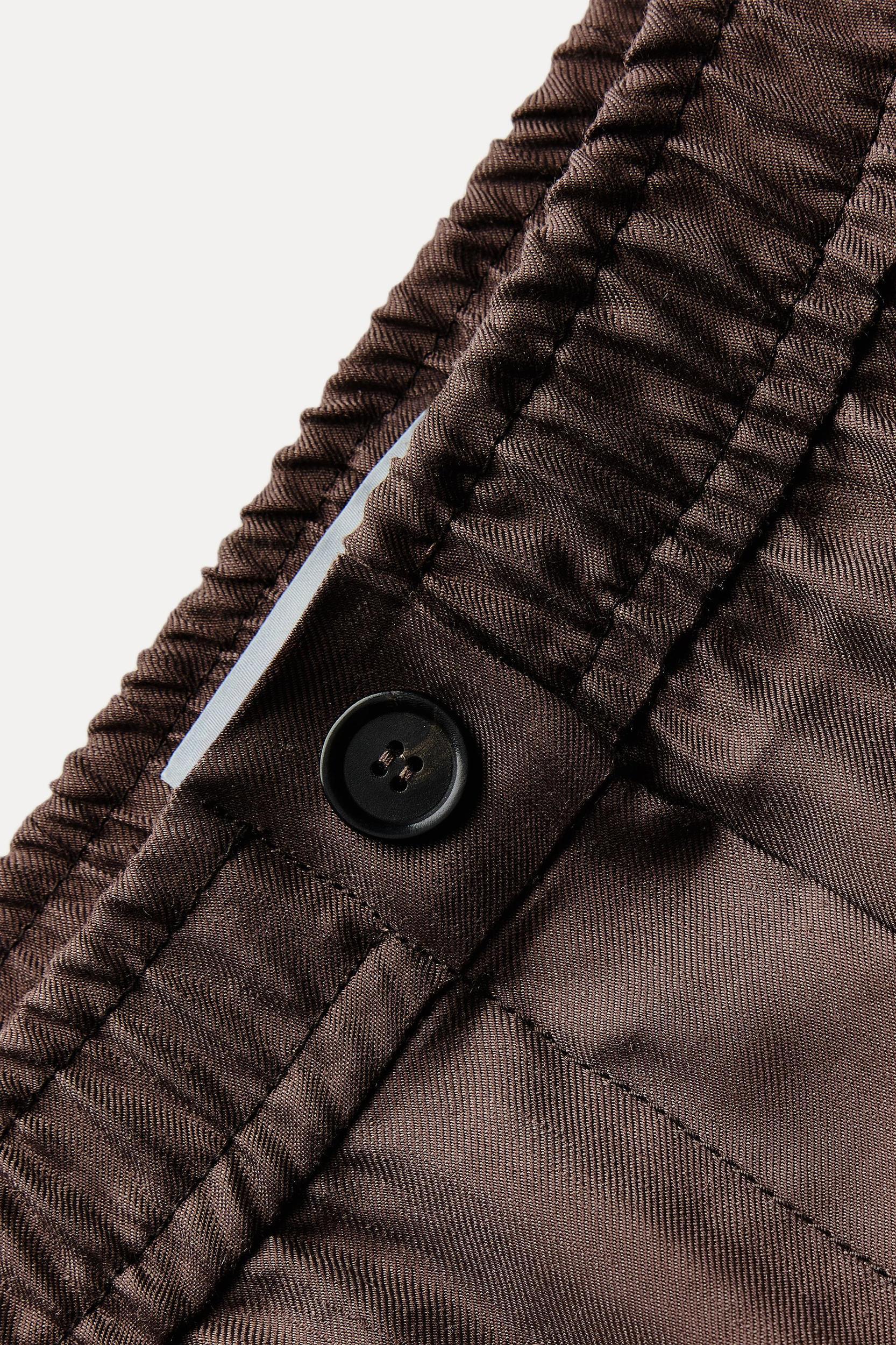 LINEN BLEND PAJAMA PANTS ZW COLLECTION Product Image
