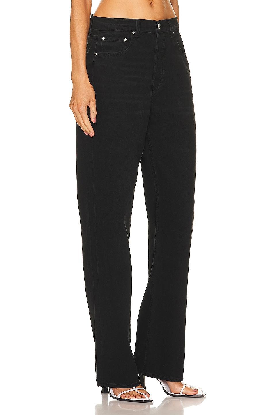 GRLFRND Bella Low Rise Boyfriend in Black Product Image