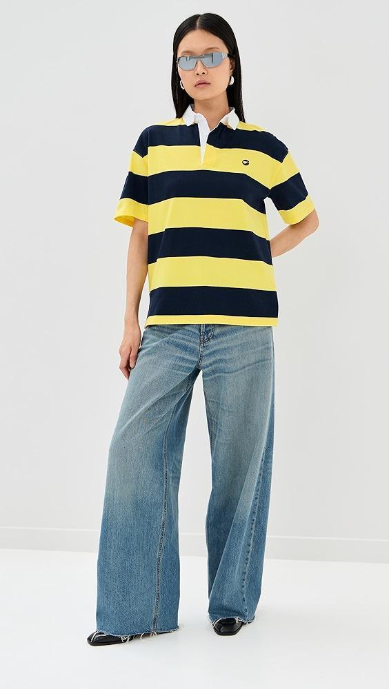 Coperni Striped Polo Top | Shopbop Product Image
