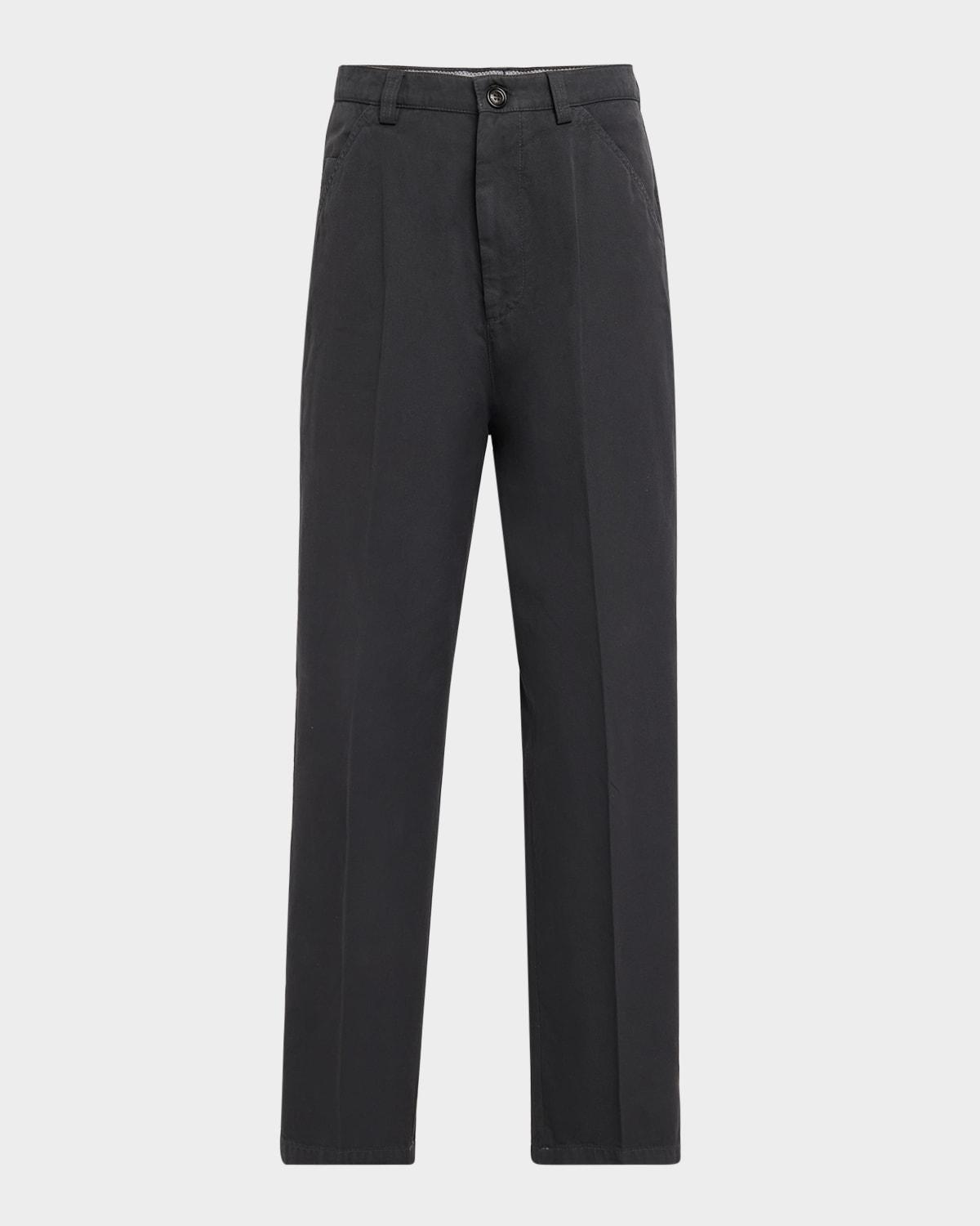 Mens Exclusive Cotton Five-Pocket Pants Product Image