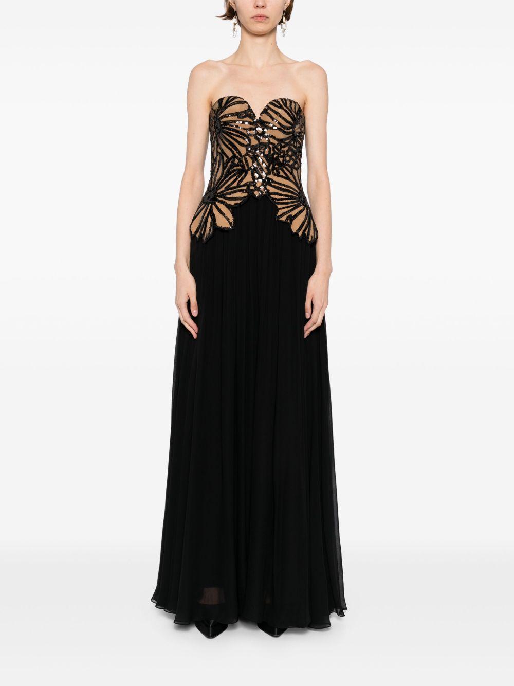 embroidered-sequin dress Product Image