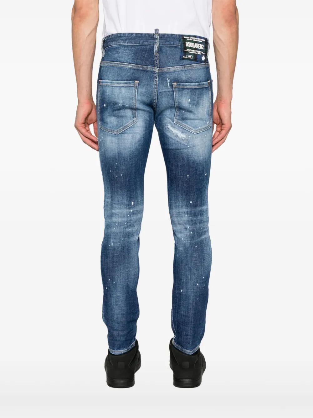 Skater distressed skinny jeans Product Image