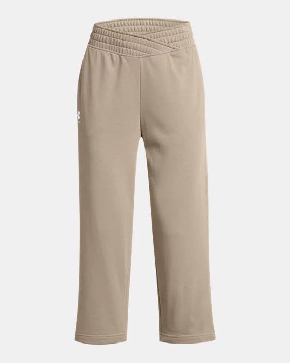 Women's UA Rival Terry Wide Leg Crop Pants Product Image