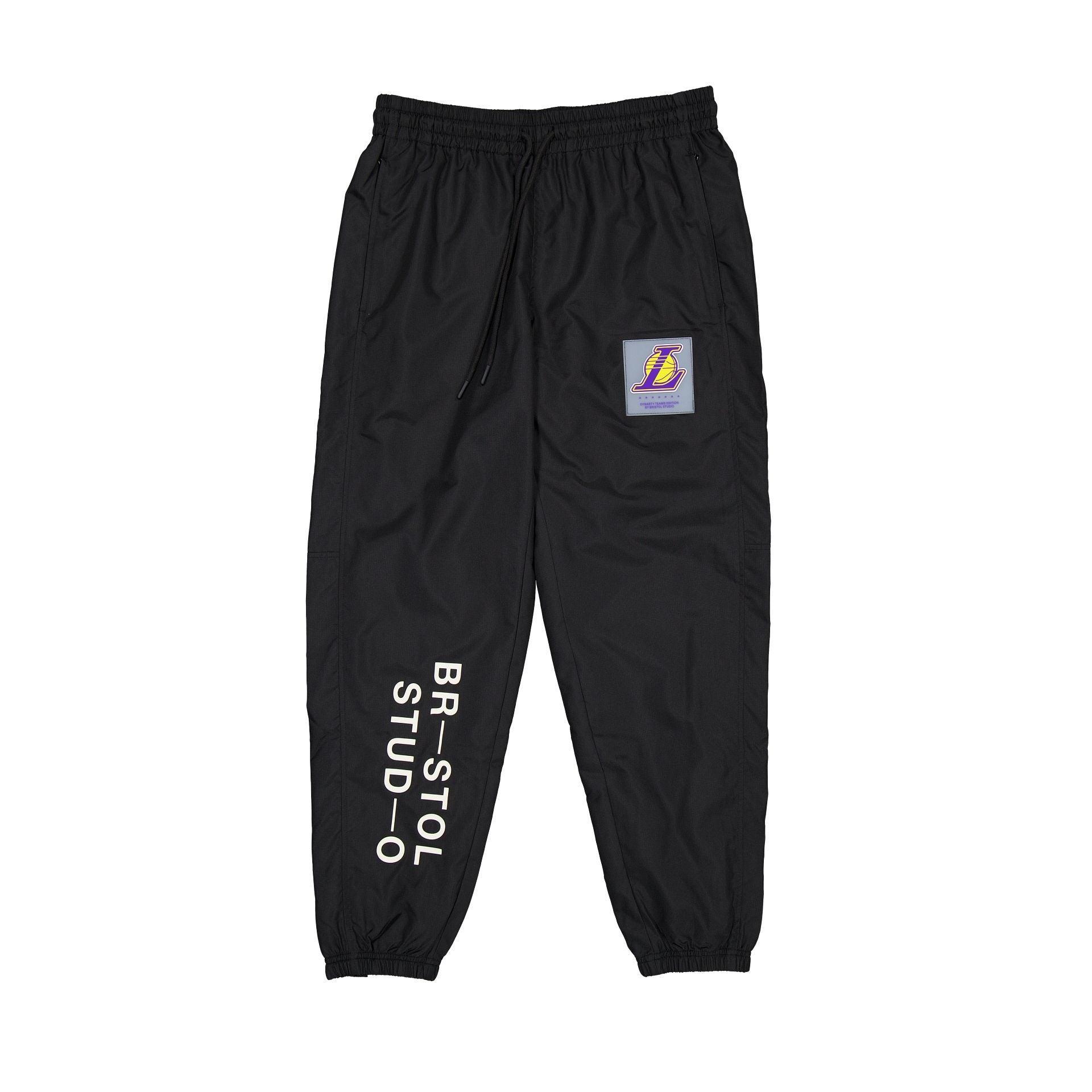 Bristol x Los Angeles Lakers Black Track Pants Male Product Image