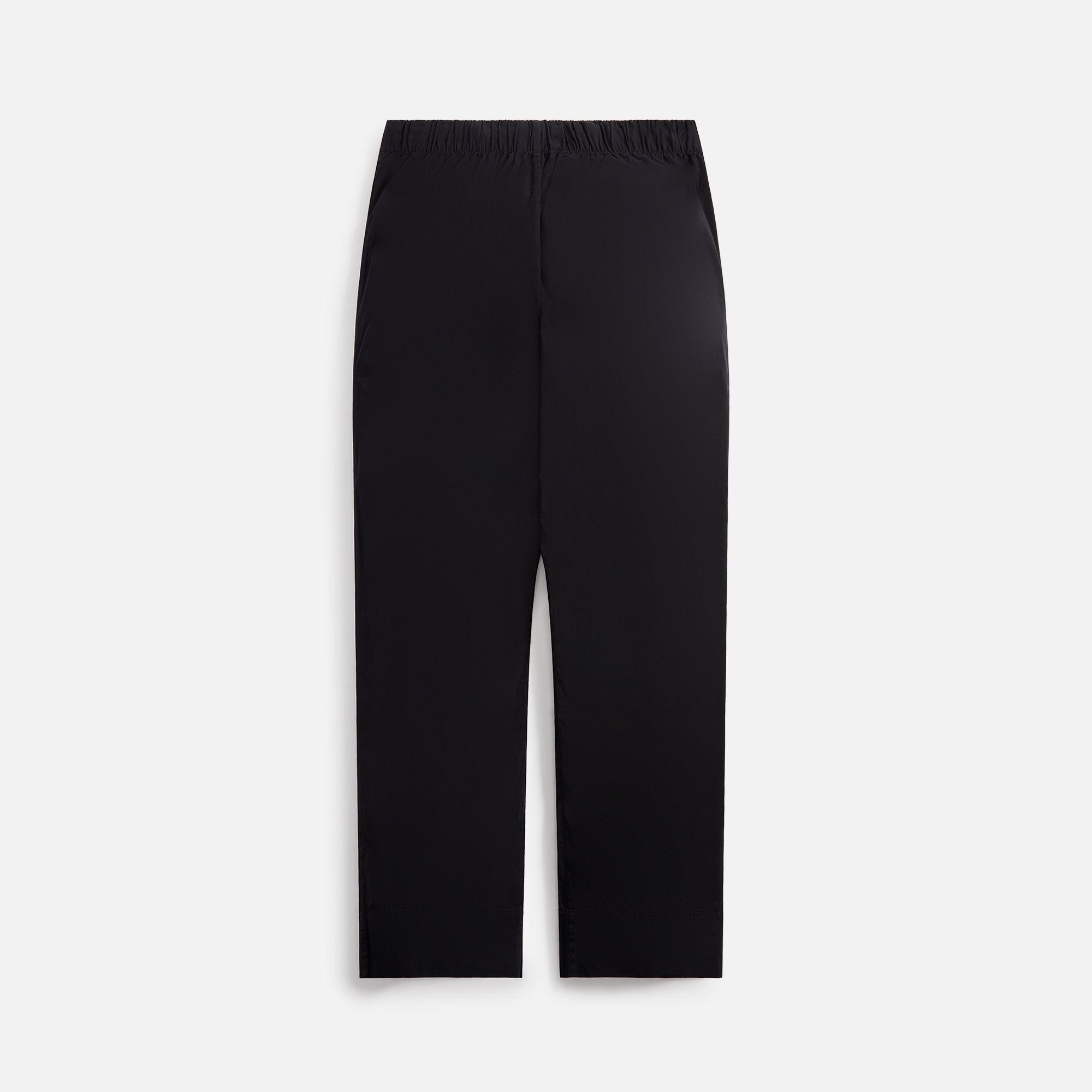 Tekla Poplin Pajama Pants - Black Male Product Image