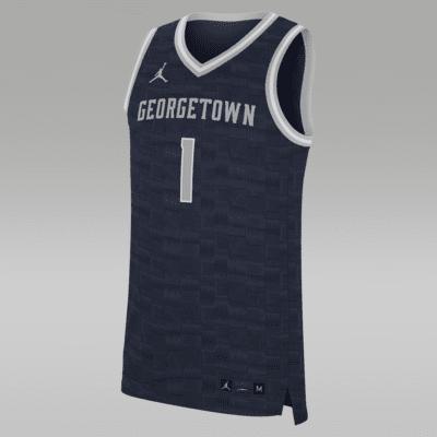 Men's Nike #1 Navy Georgetown Hoyas Replica Jersey, Size: Medium, Grg Blue Product Image