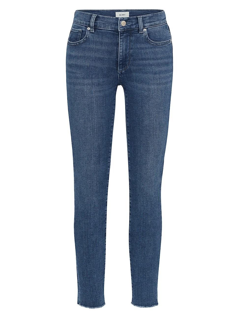 Womens Florence Skinny Mid Rise Instasculpt Ankle Jeans Product Image