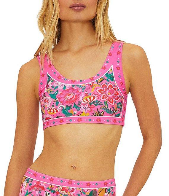 Beach Riot Floral High Waisted Marcella Swim Bottom Product Image