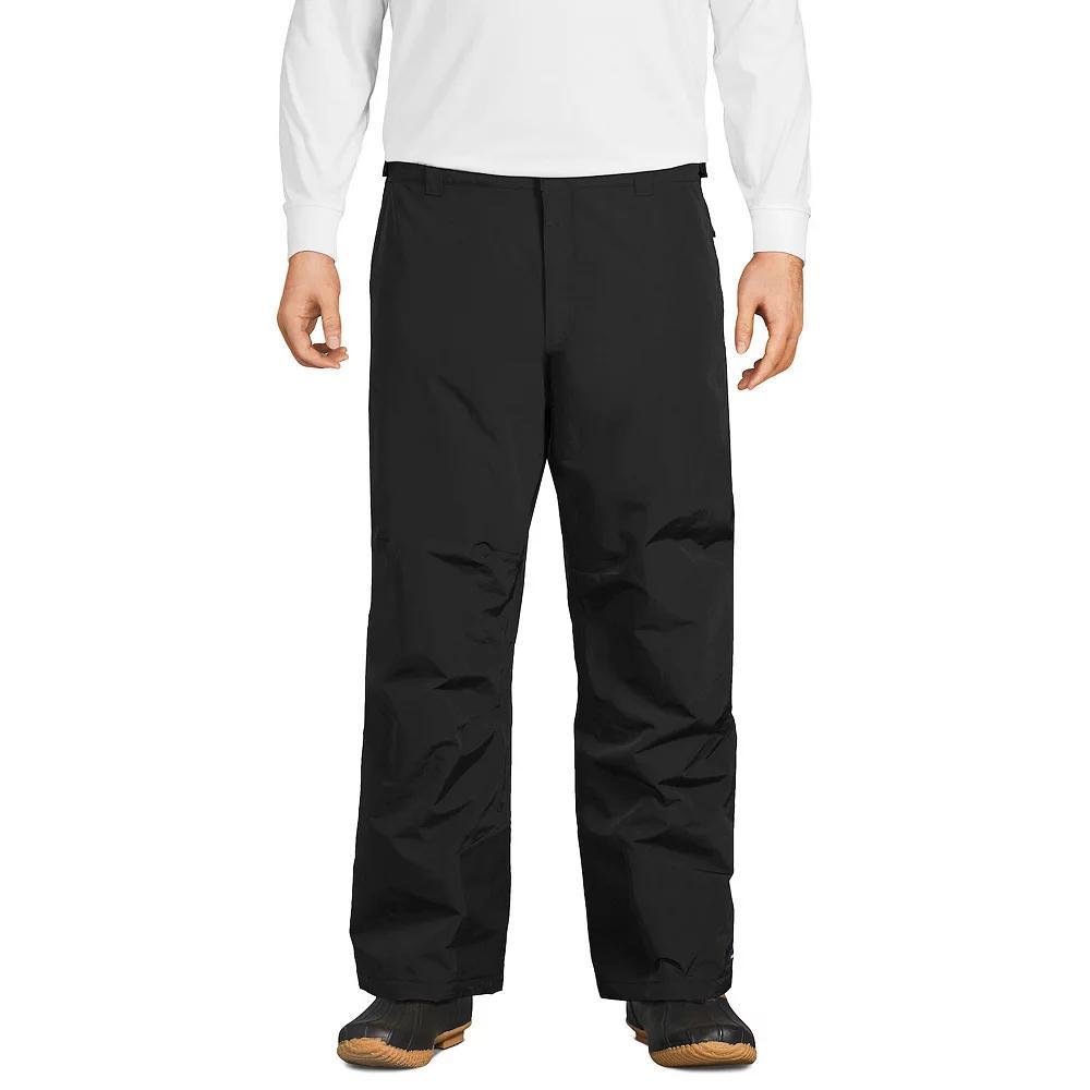 Big & Tall Lands' End Squall Waterproof Insulated Snow Pants, Men's, Size: 3XL BIG, Black Product Image