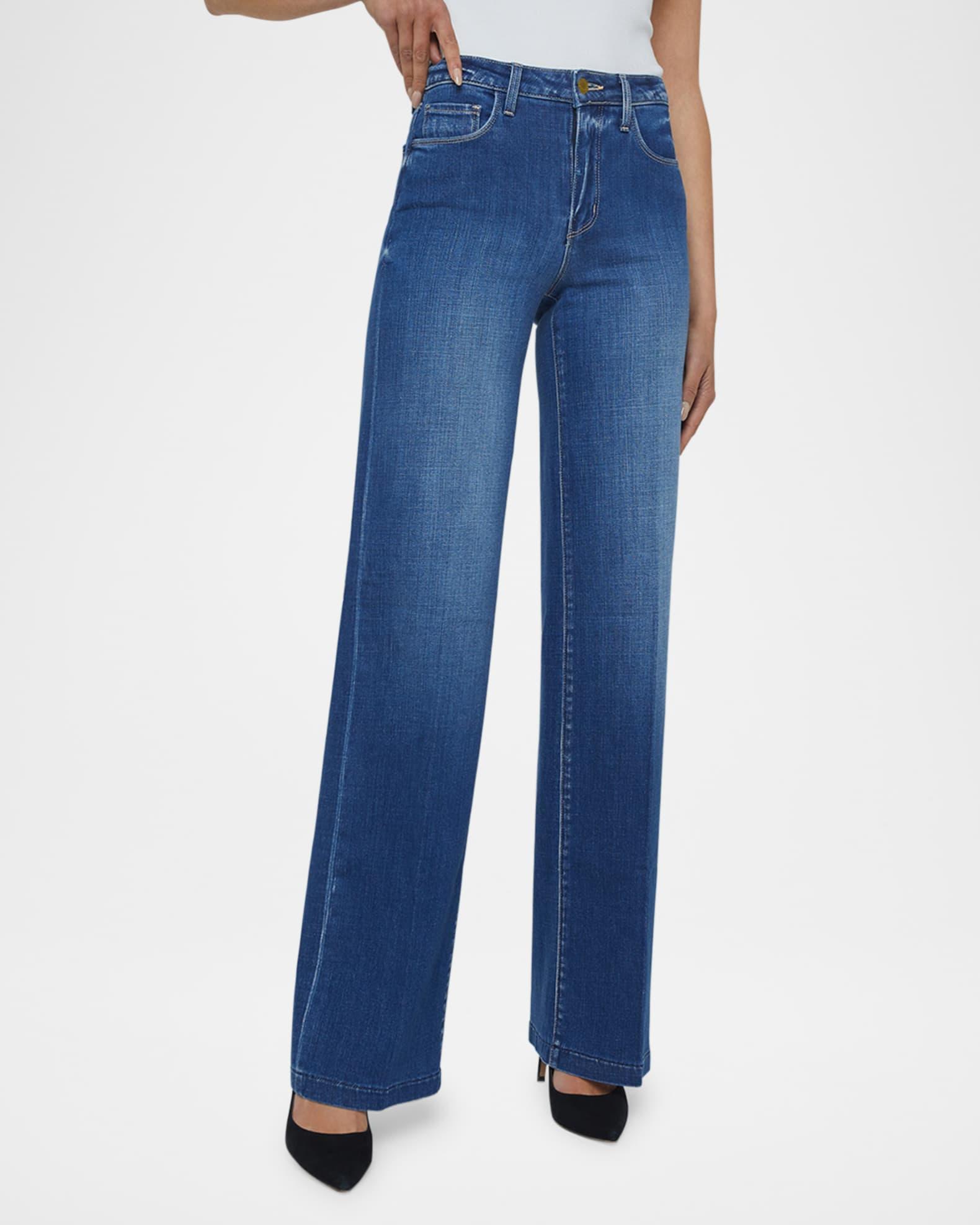 Clayton High Rise Wide-Leg Jeans Product Image