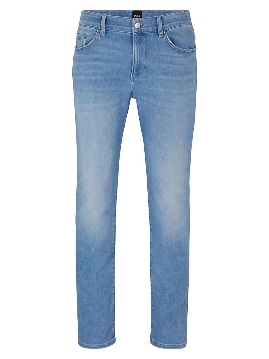 Mens Slim-Fit Jeans in Soft Stretch Denim Product Image