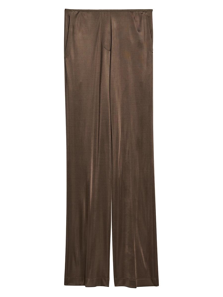 Straight-Leg Fluid Pull-On Pants Product Image