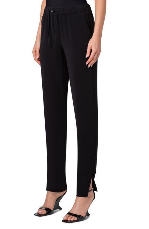 Mike Split-Hem Crepe Pull-On Pants Product Image