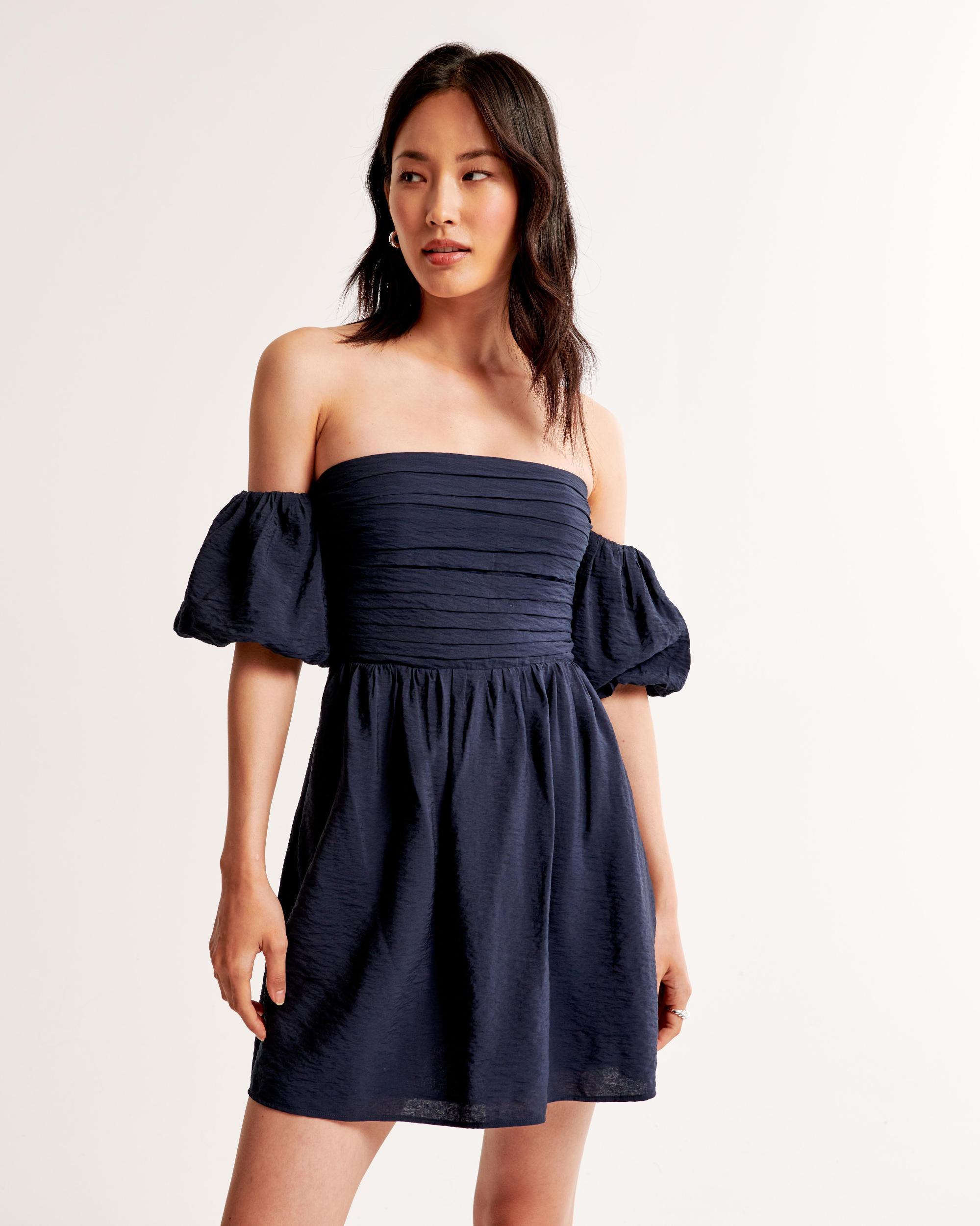 The A&F Emerson Off-The-Shoulder Mini Dress Product Image