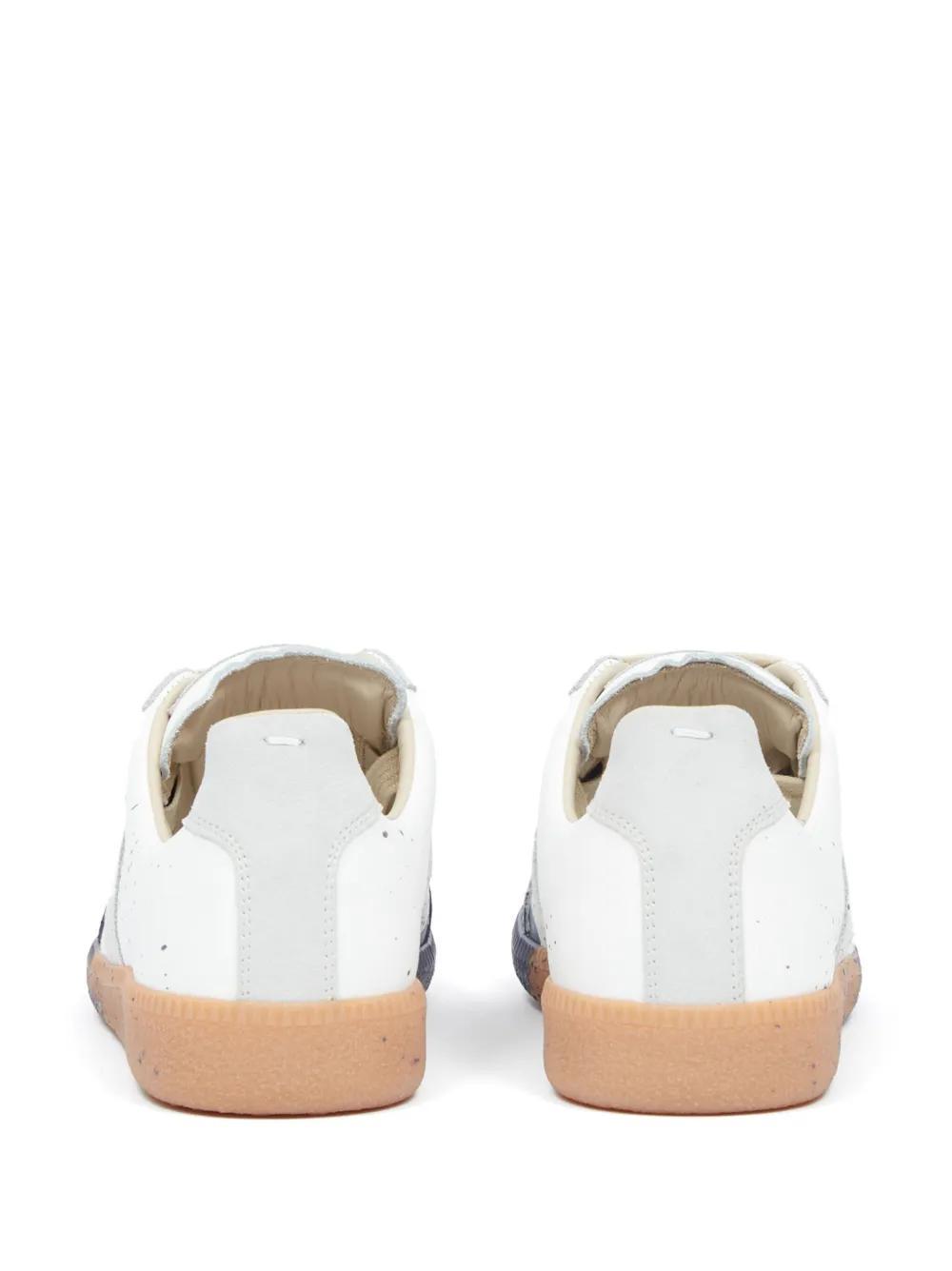 Replica Paint leather sneakers Product Image