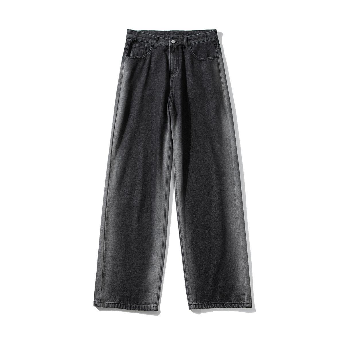 Men's Gradient Trendy Wide-Leg Jeans Product Image