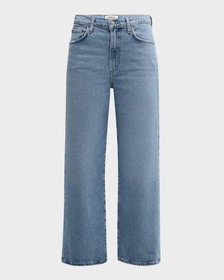 Womens Harper Mid-Rise Relaxed Crop Jeans Product Image