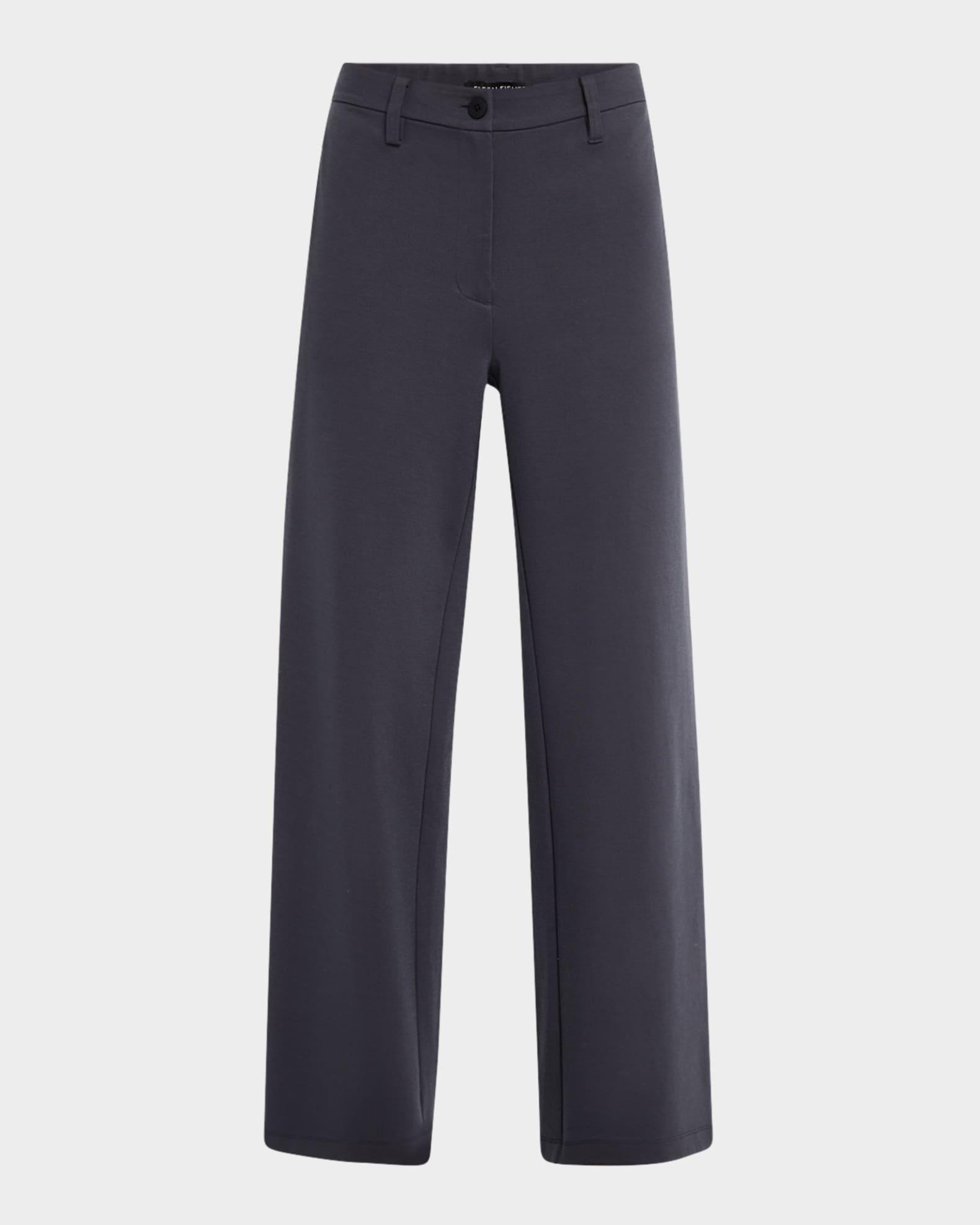 Wide-Leg Flex Ponte Trousers Product Image