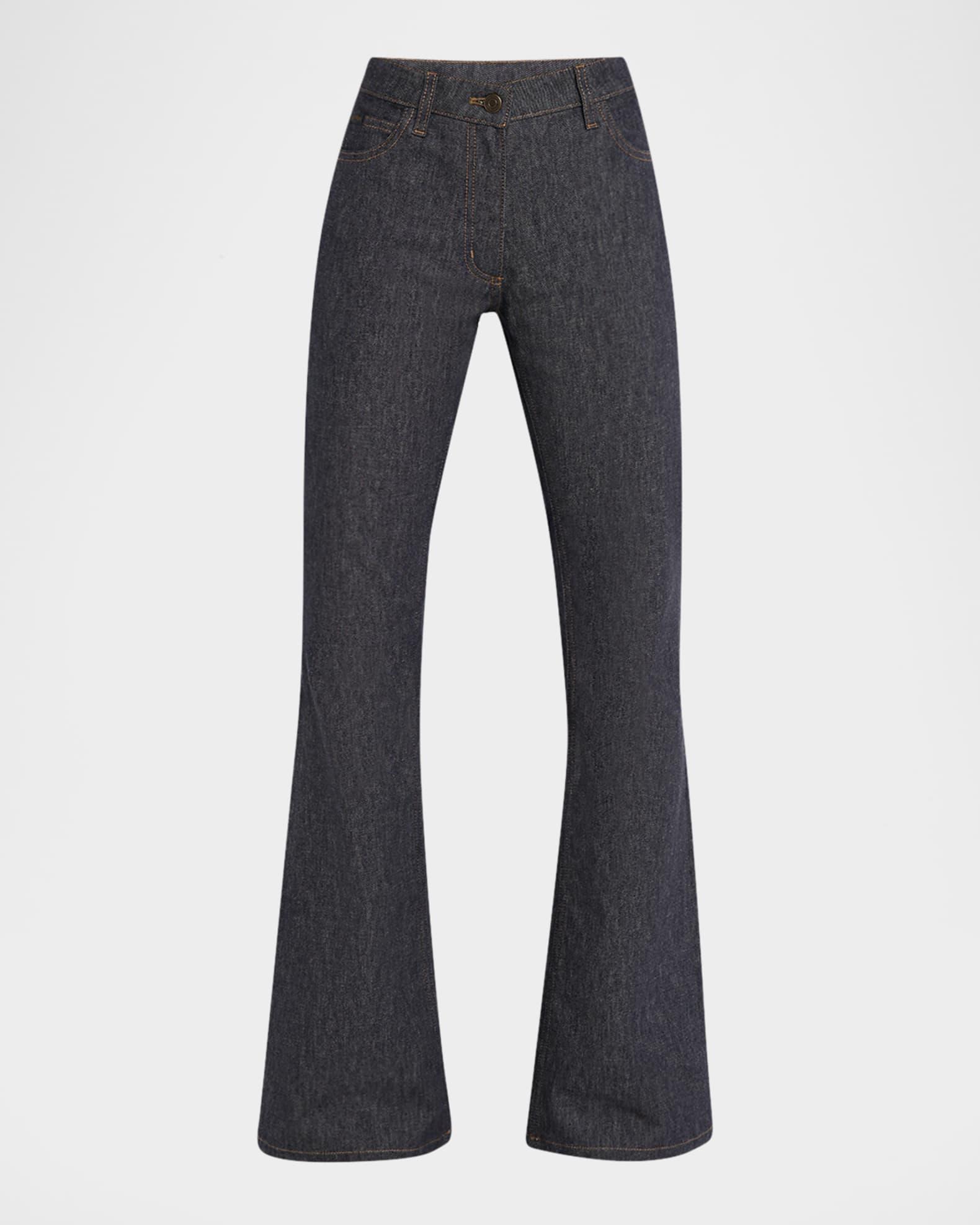 Oblique Denim Bootcut Jeans Product Image