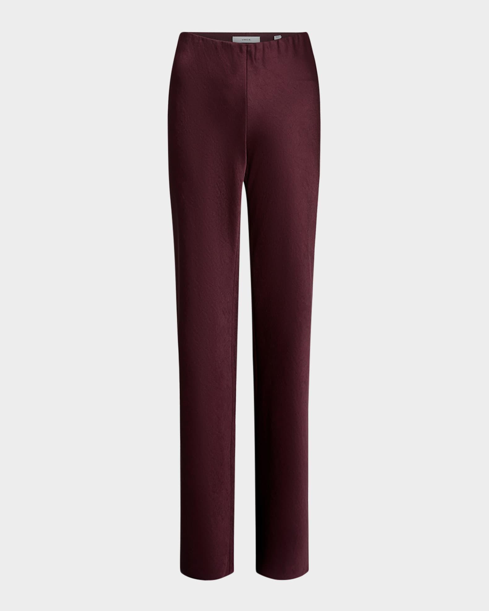 Fluid Bias-Cut Crushed Satin Pants Product Image
