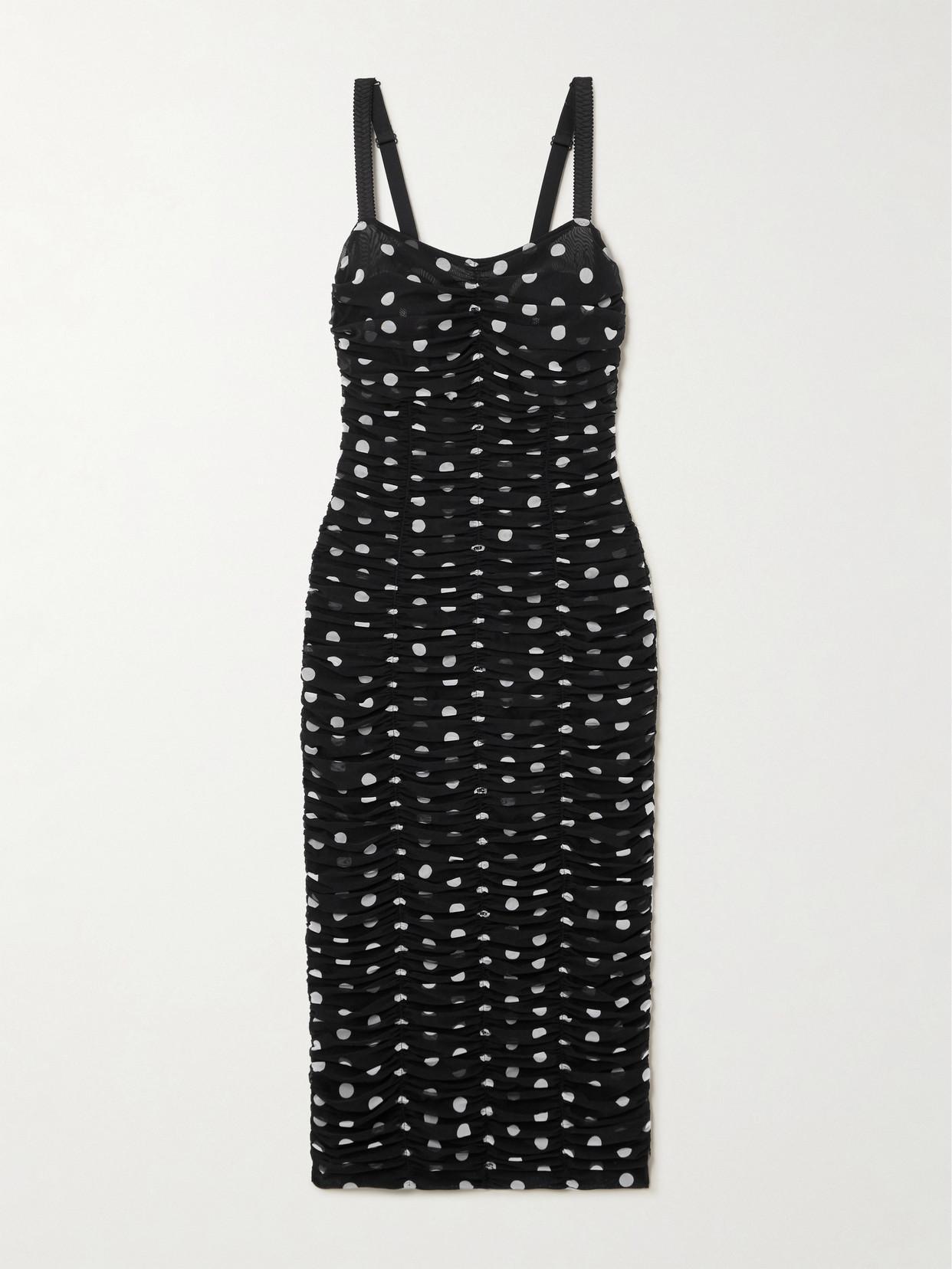 DOLCE & GABBANA Women Abito Mambo Italiano In Black Product Image
