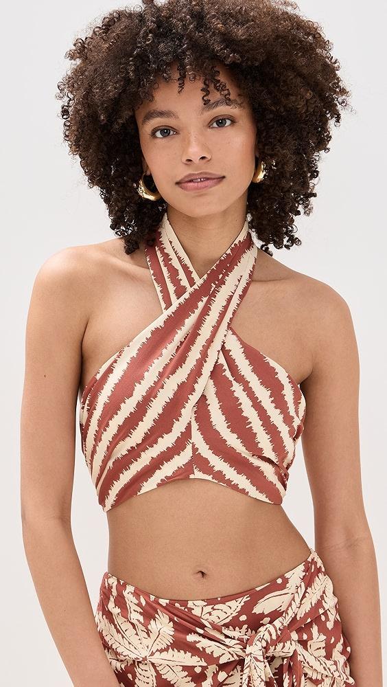 Dress To Crossover Crepe Top | Shopbop Product Image