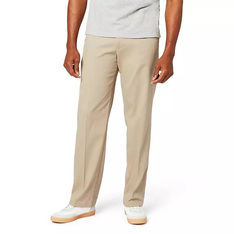 Mens Dockers Comfort Stretch Relaxed-Fit Pants British Green Product Image