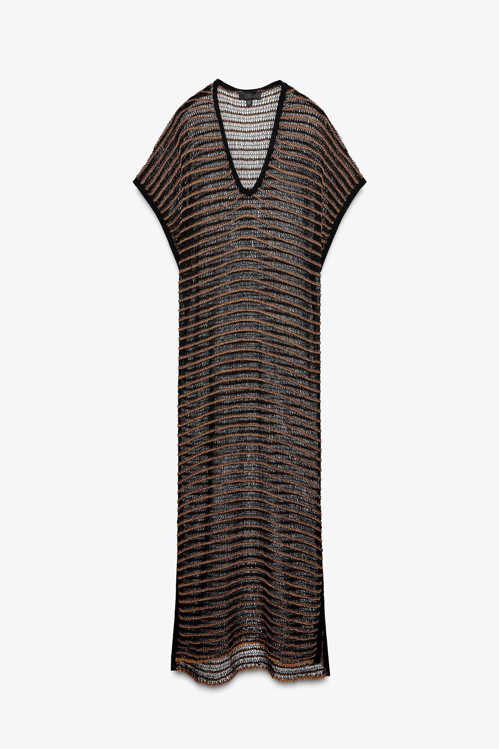 OPEN KNIT DRESS Product Image