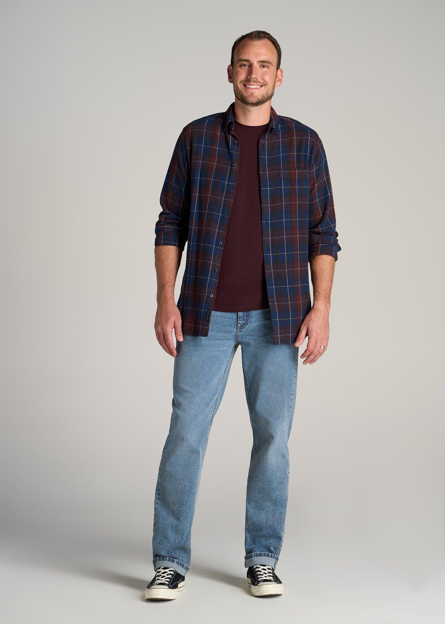 J1 STRAIGHT LEG Jeans for Tall Men in Vintage Faded Blue Product Image
