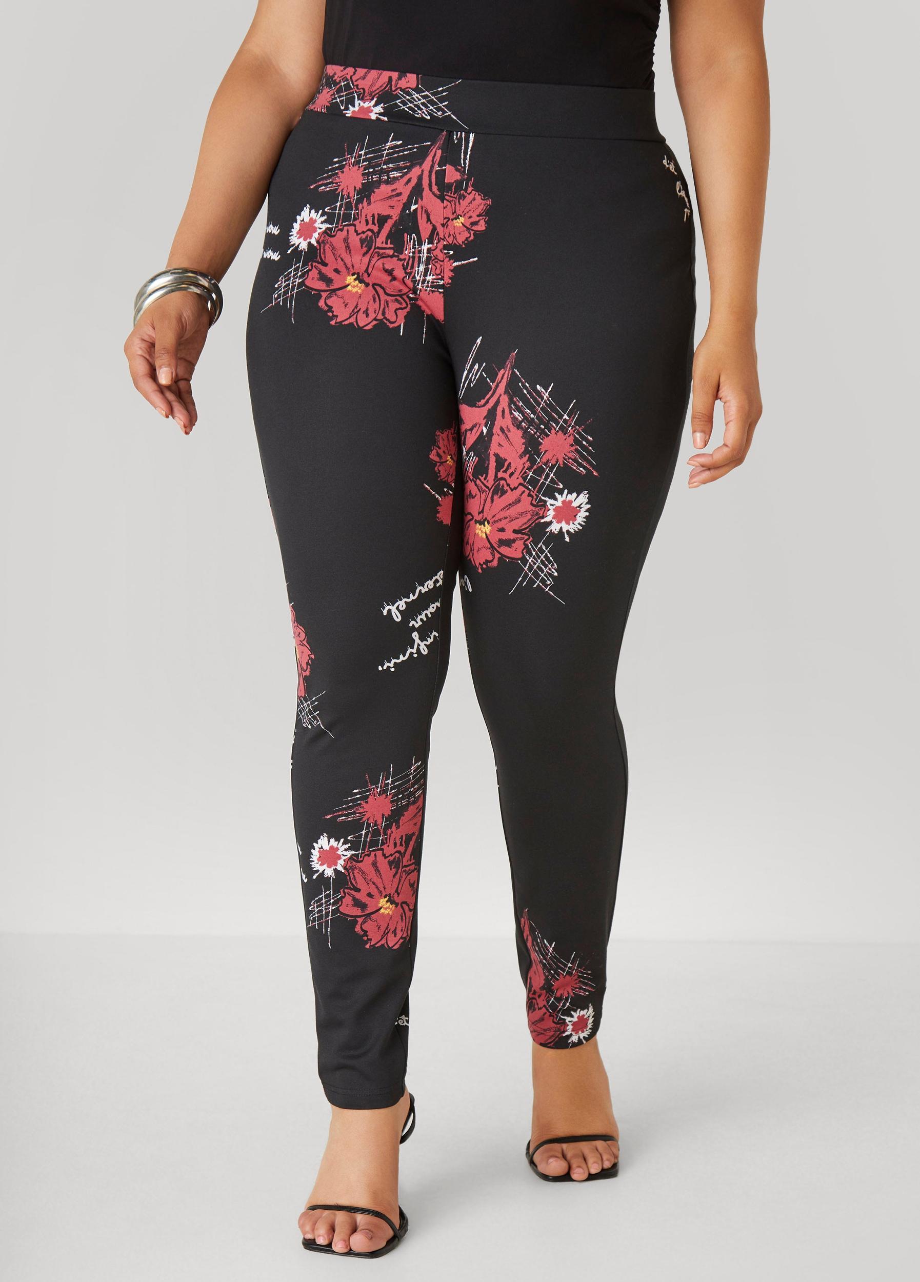 Printed Ponte Leggings Product Image