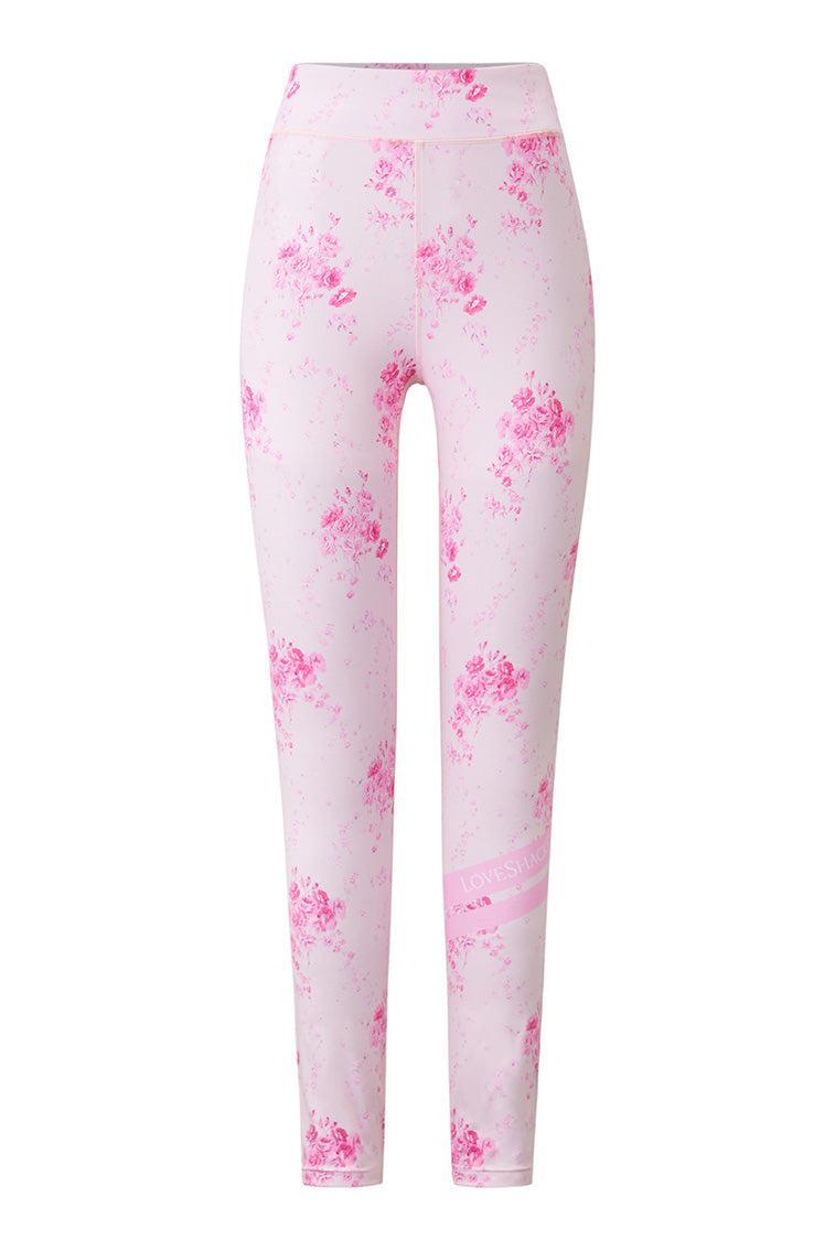 BOGNER FIRE+ICE x LoveShackFancy Love Leggings - HIBISCUS Product Image