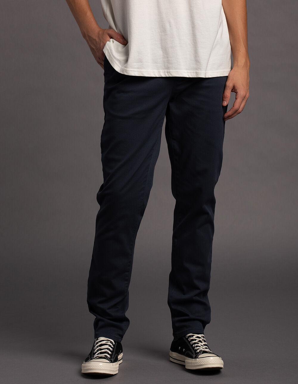 RSQ Mens Slim Taper Chino Pants - WASHED NAVY Product Image