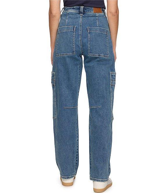 Flag and Anthem Tallulah Mid Rise Relaxed Fit Barrel Cargo Jeans Product Image