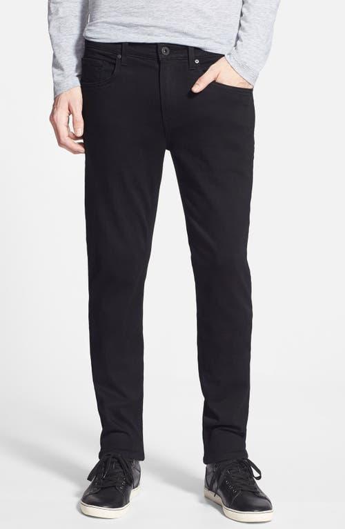Paige Transcend Lennox Slim Fit Jeans in Black Product Image