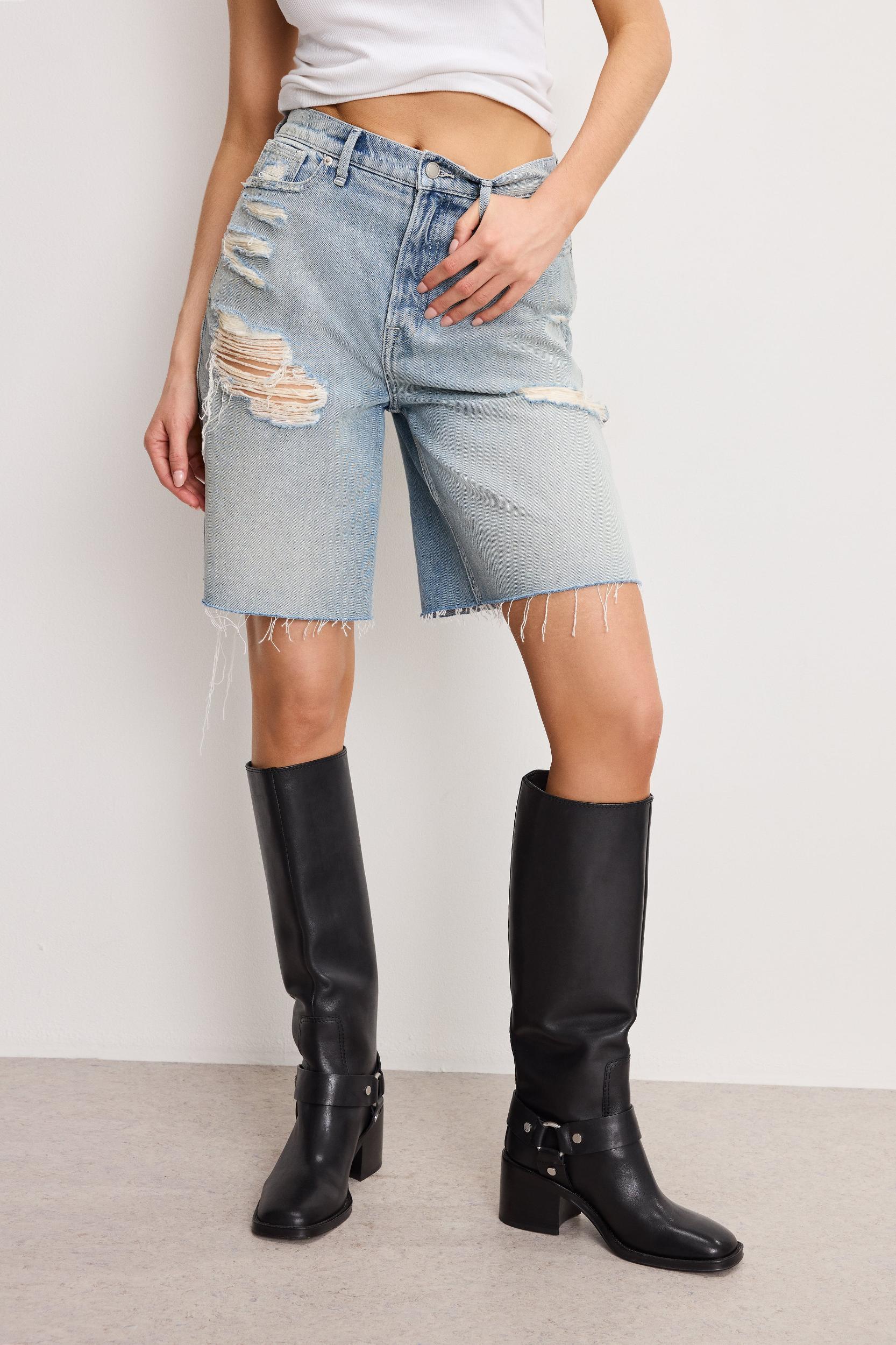GOOD EXTREME BARREL SHORTS | INDIGO809 Product Image