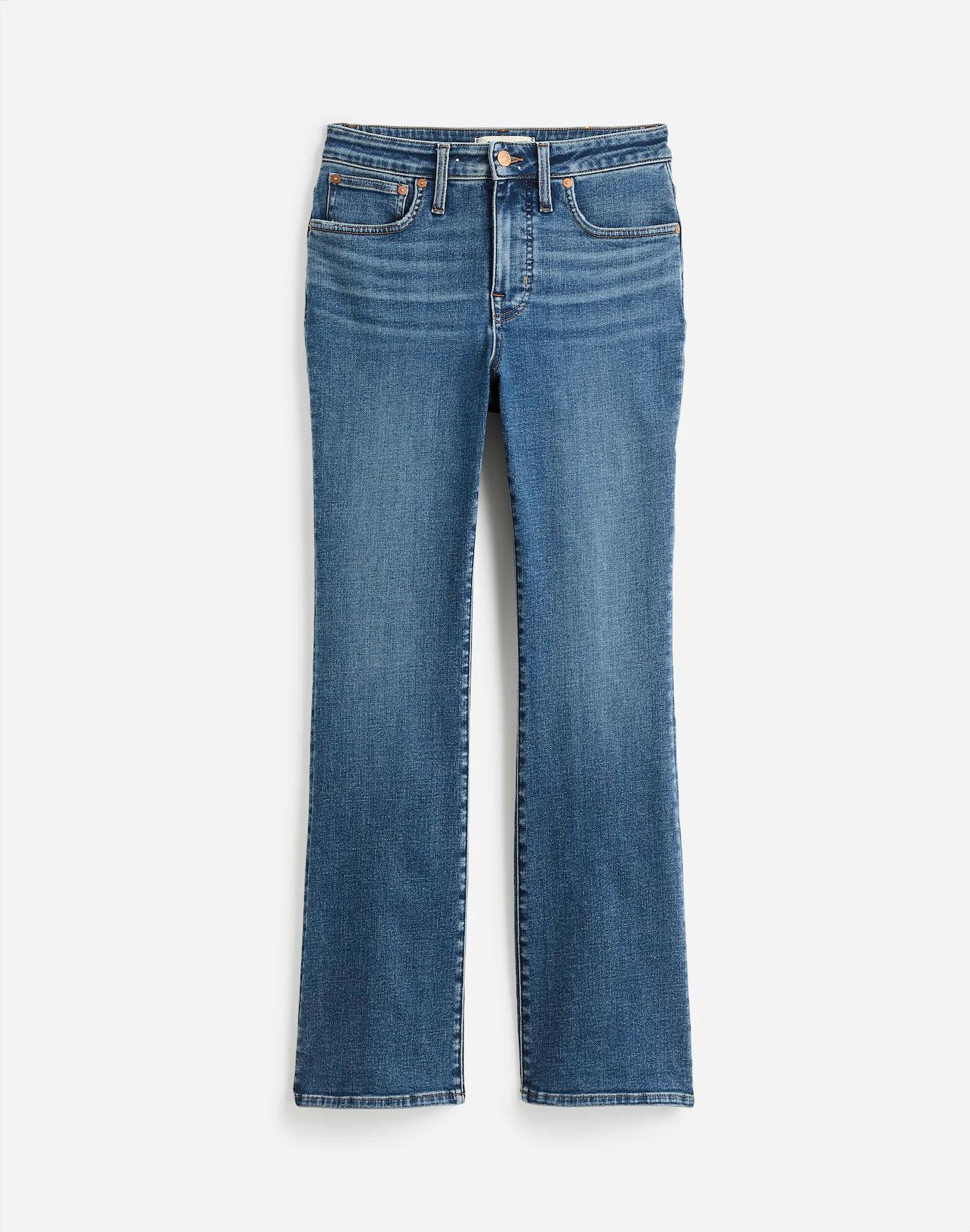 Petite Curvy Kick Out Crop Jeans in Lenoir Wash Product Image